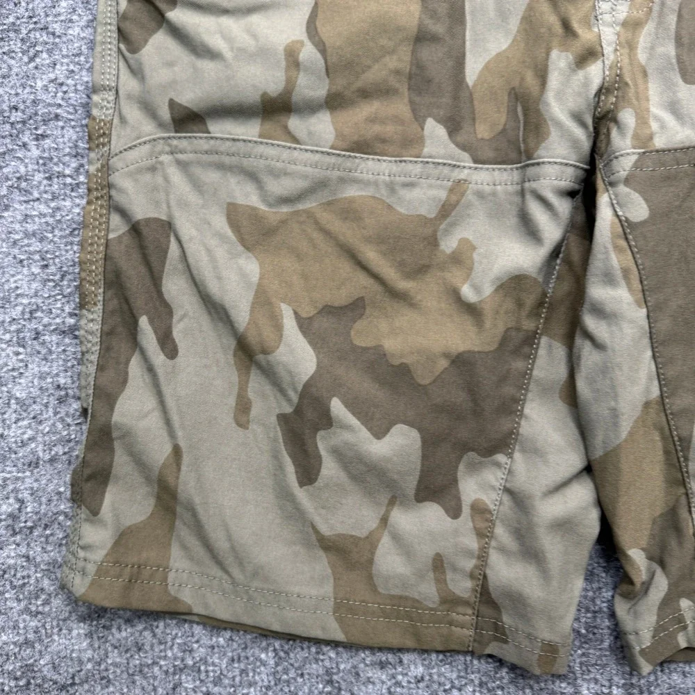 prAna Zion Cargo Shorts Mens 30 Green Camo 9